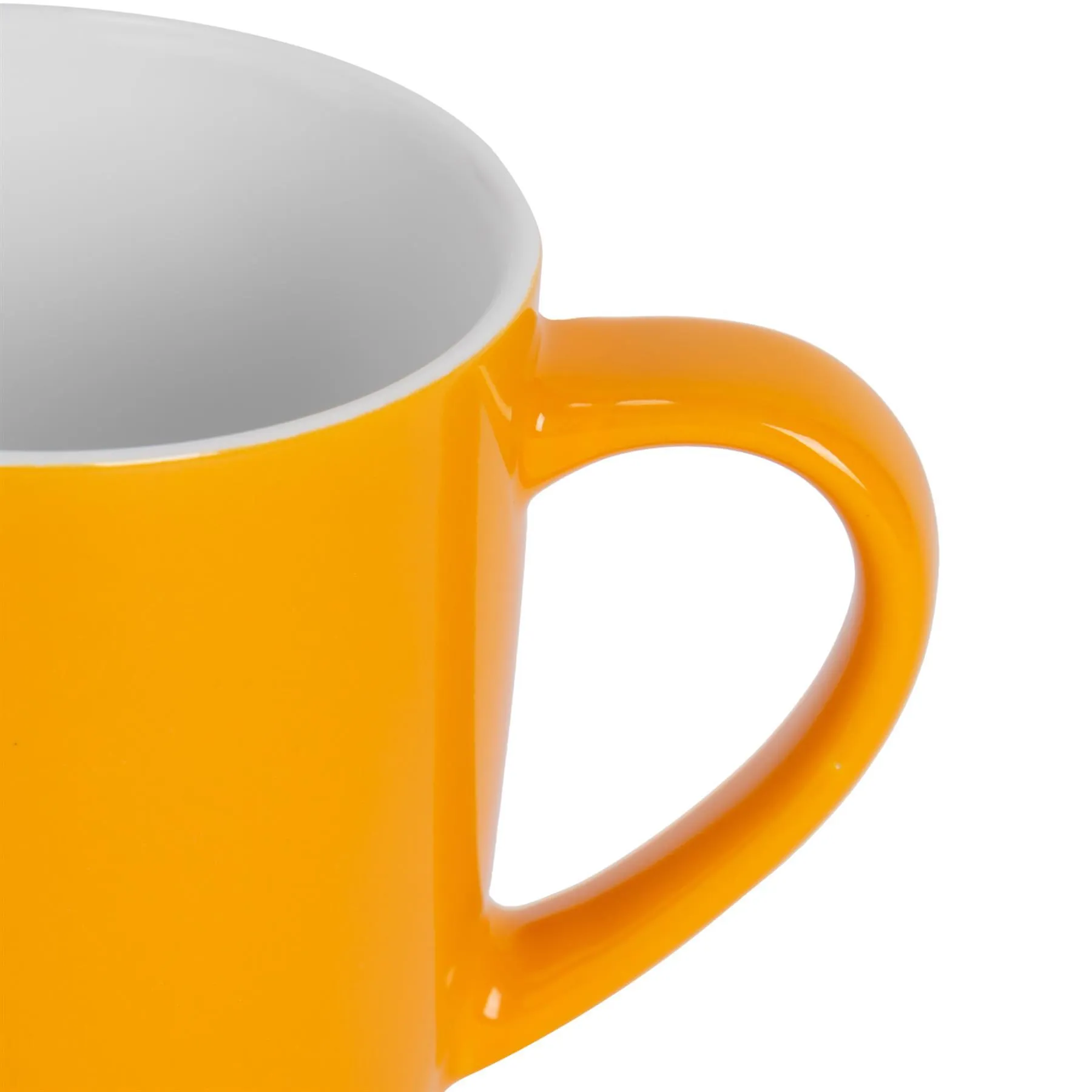 350ml Coloured Coffee Mugs - Pack of Six - By Argon Tableware
