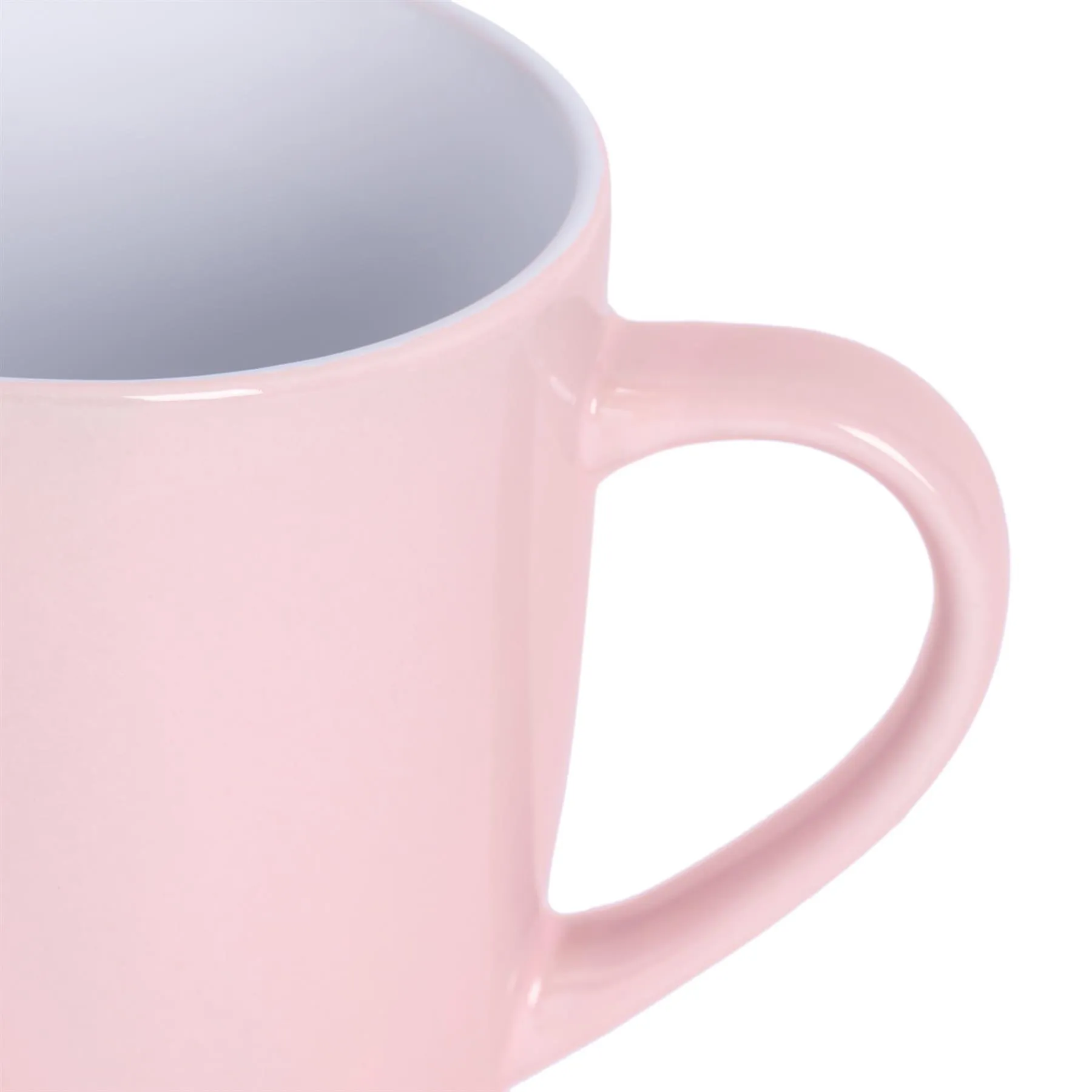 350ml Coloured Coffee Mugs - Pack of Six - By Argon Tableware
