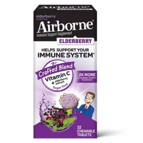 Airborne Elderberry Extract   Vitamin C 200mg