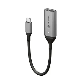 ALOGIC Ultra 4K 60Hz USB-C (Male) to DisplayPort (Female) Adapter - Grey, 15cm