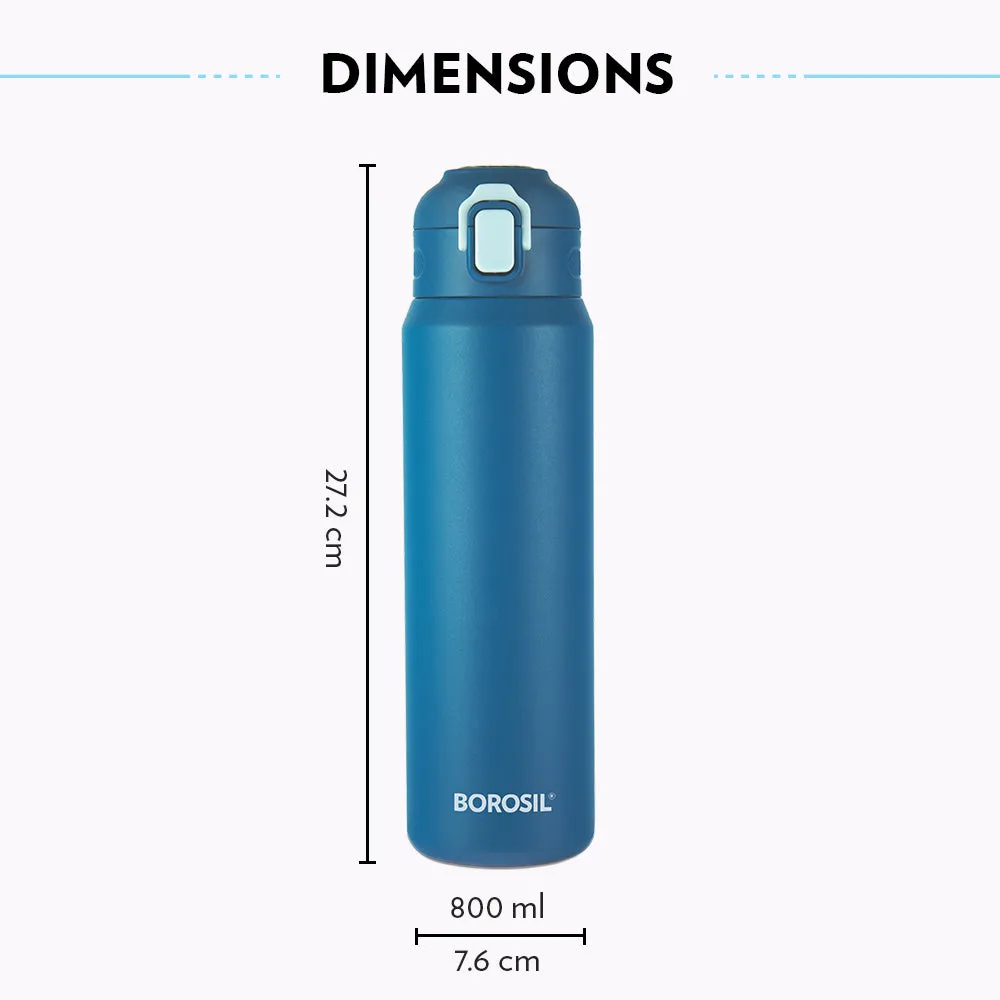 Aquasport Insulated Bottle, 800 ml, Blue