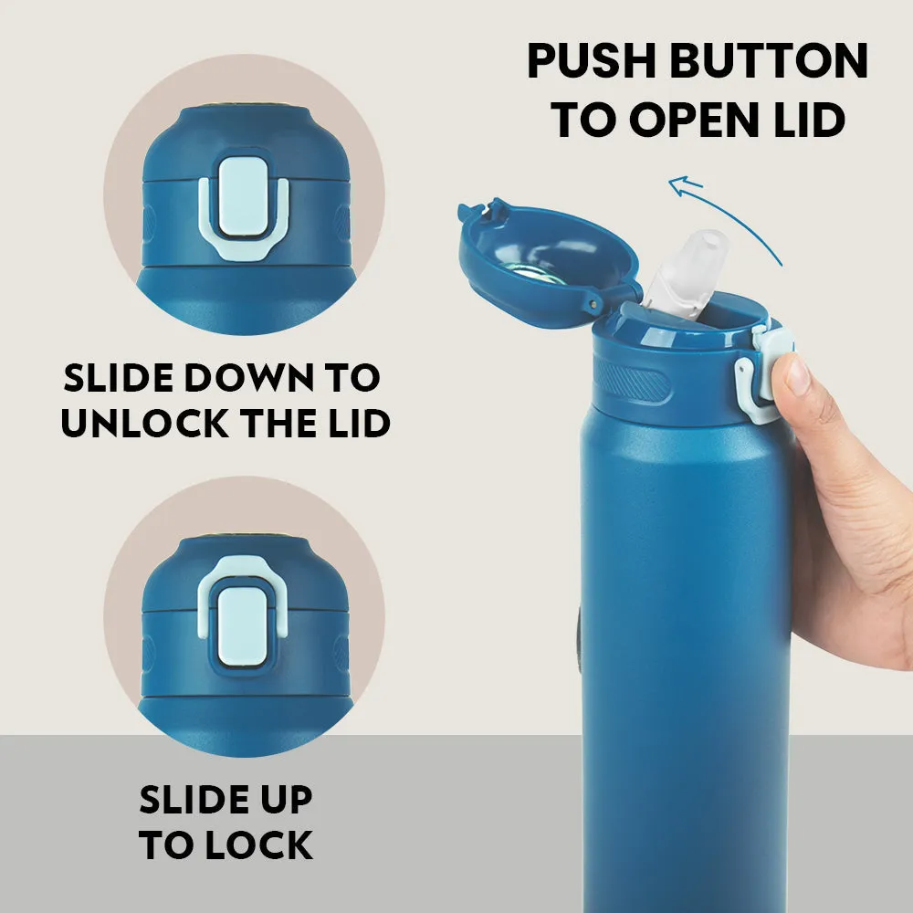 Aquasport Insulated Bottle, 800 ml, Blue