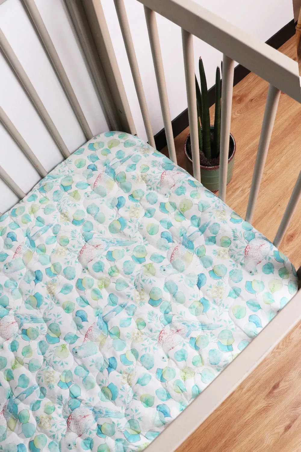 Baby Cot Sheet - Rosella Expect-A-Spill Sheets