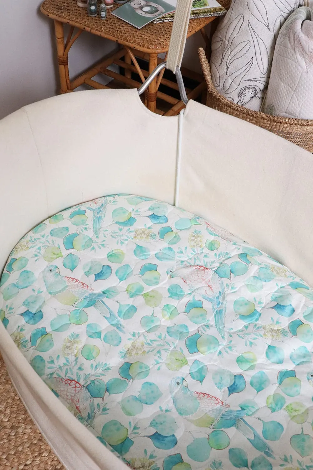 Baby Cot Sheet - Rosella Expect-A-Spill Sheets