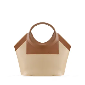 BagSaga Beige Victoria HandBag