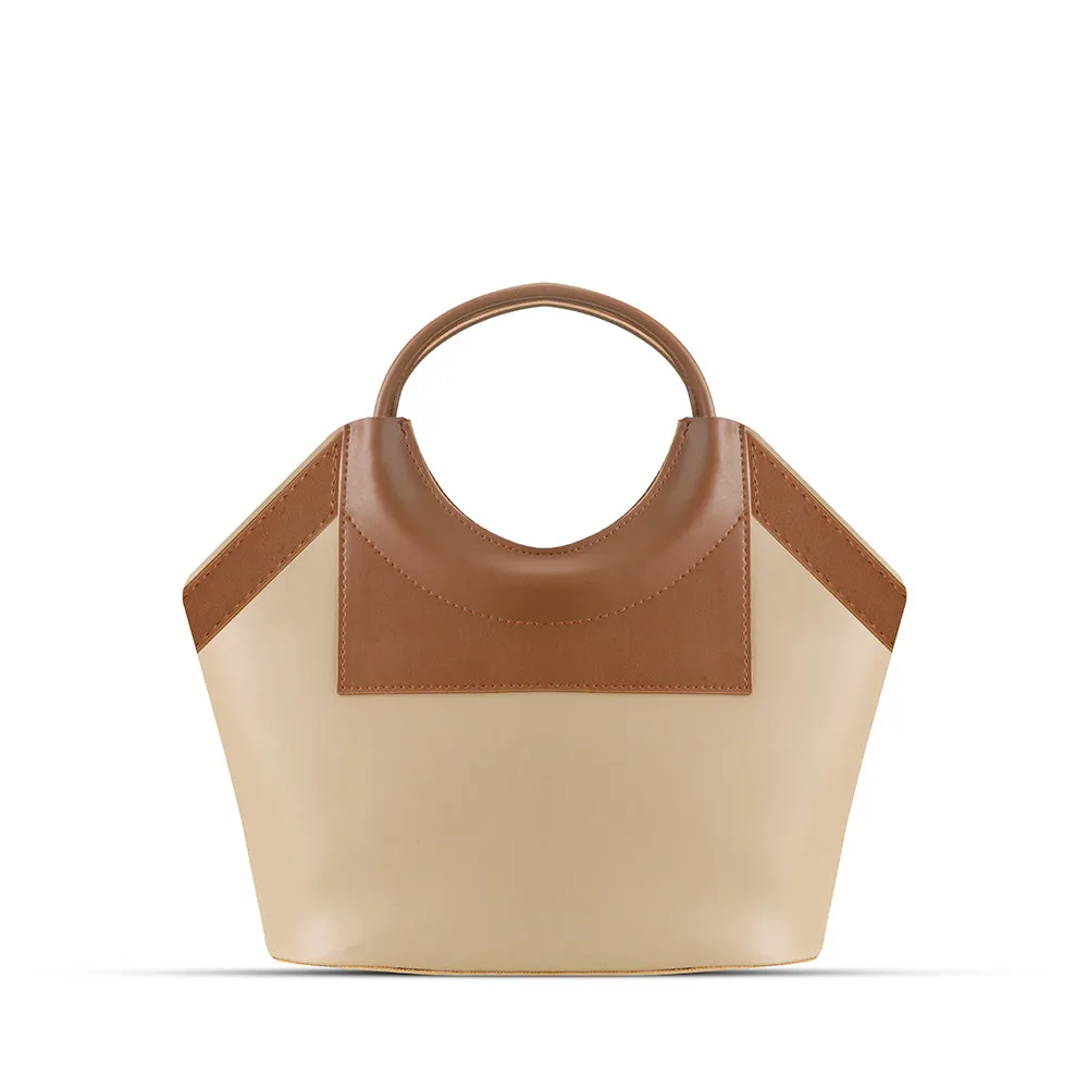 BagSaga Beige Victoria HandBag