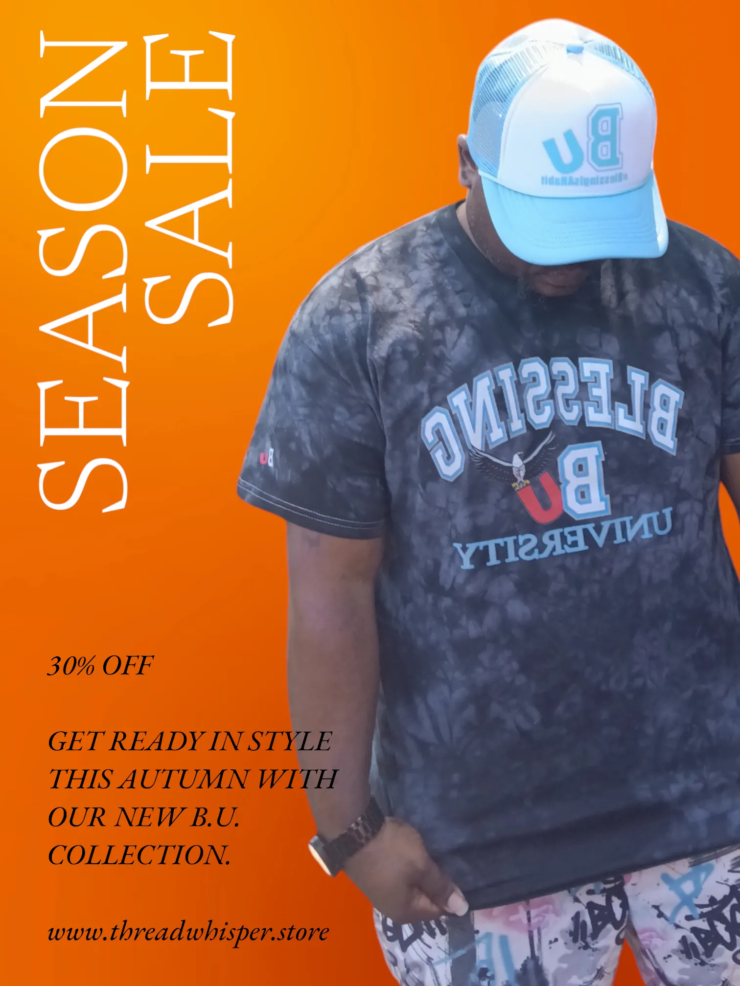 Blessing University Color Blast Tee