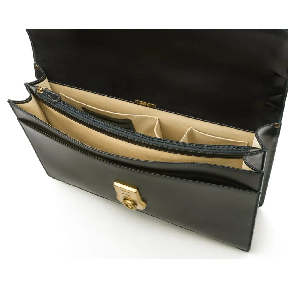 Bridle Hide Harvard - Black