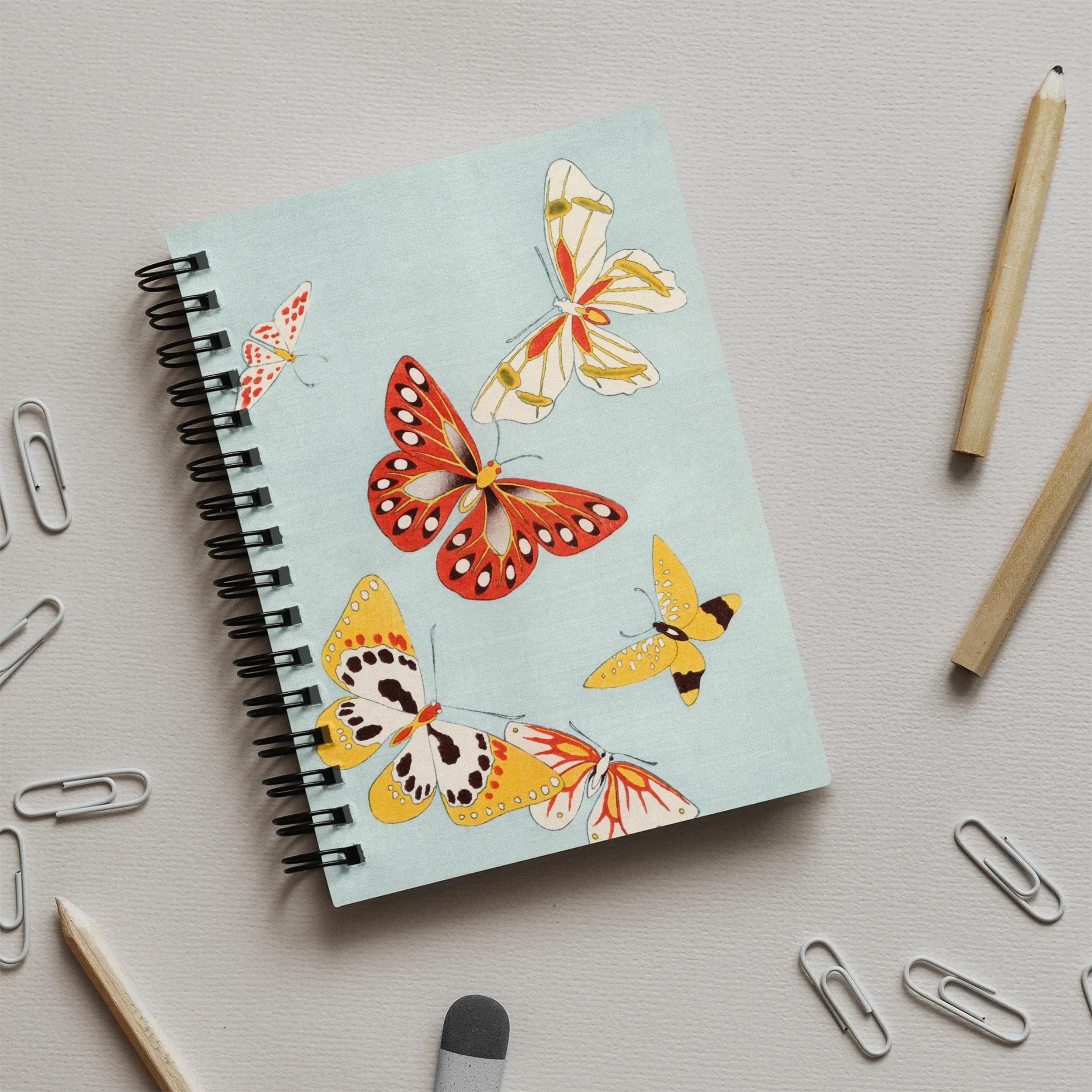 Butterflies - Kamisaka Sekka Chō Senshu Notebook