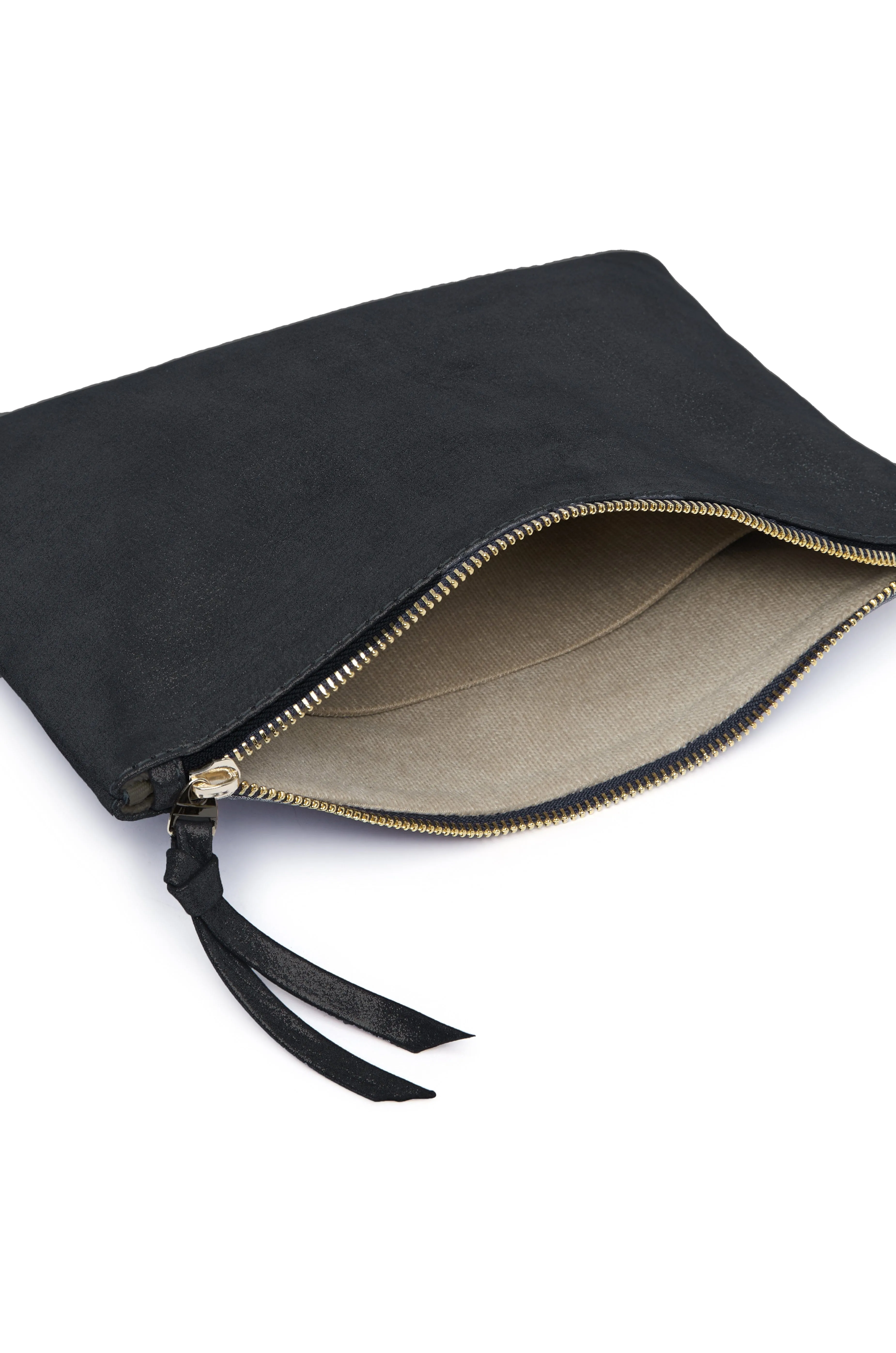 Cassie Clutch Black Metallic