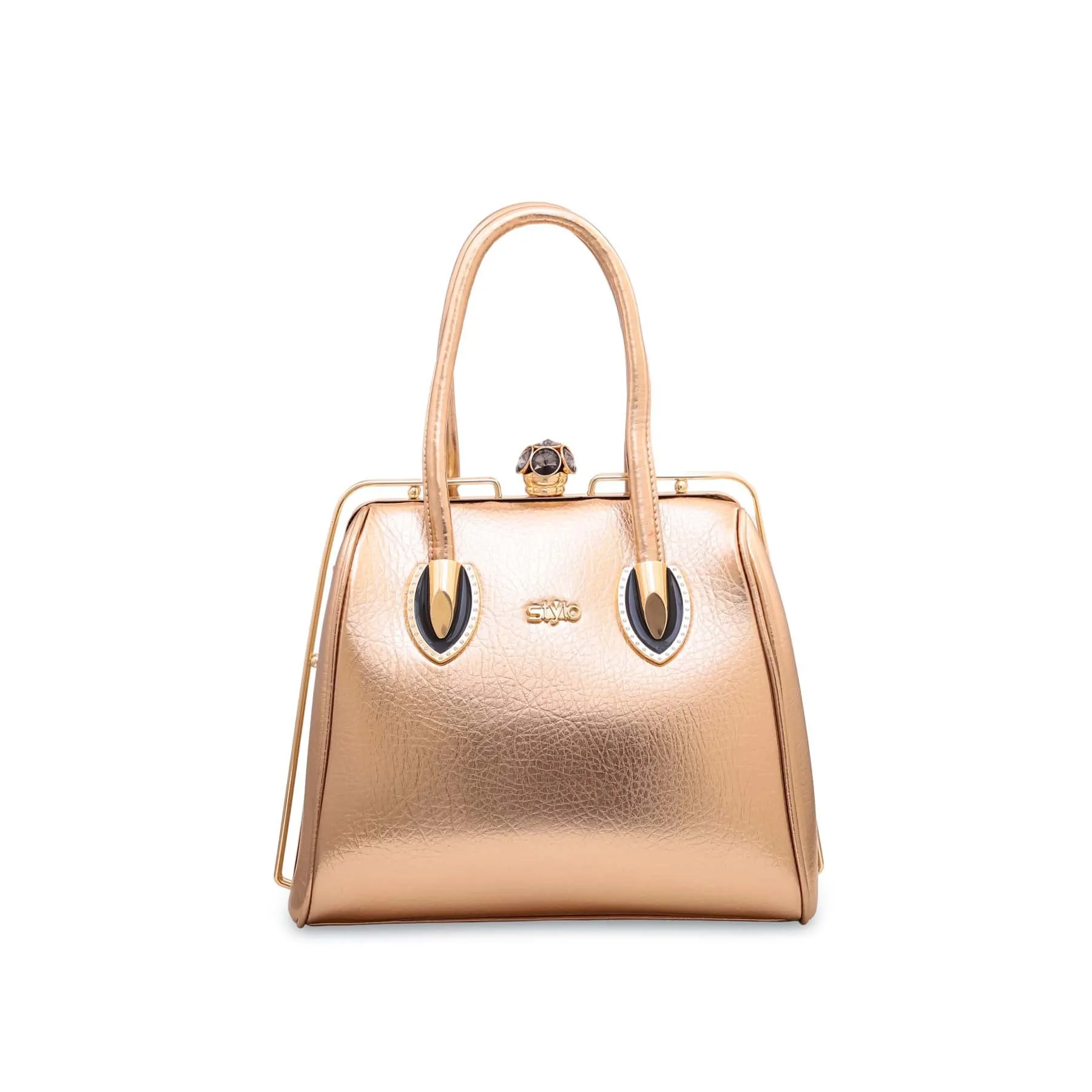 Champagne Fancy Hand Bag P35835