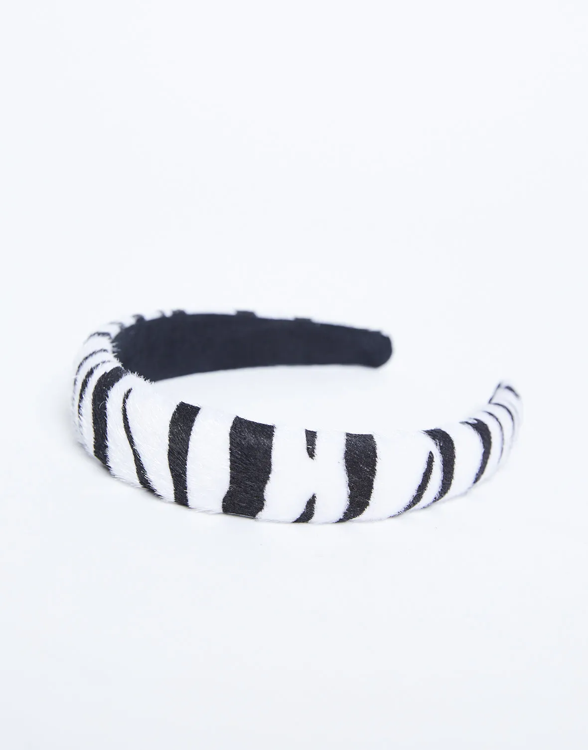Cher Zebra Padded Headband
