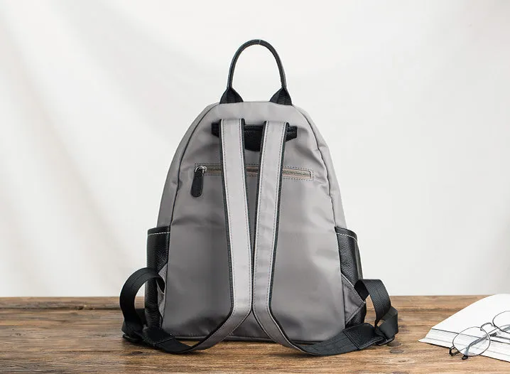 Chic Ladies Nylon Backpack Small Hiking Rucksack For Women