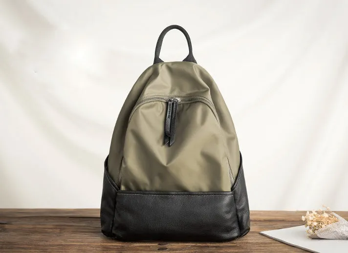 Chic Ladies Nylon Backpack Small Hiking Rucksack For Women