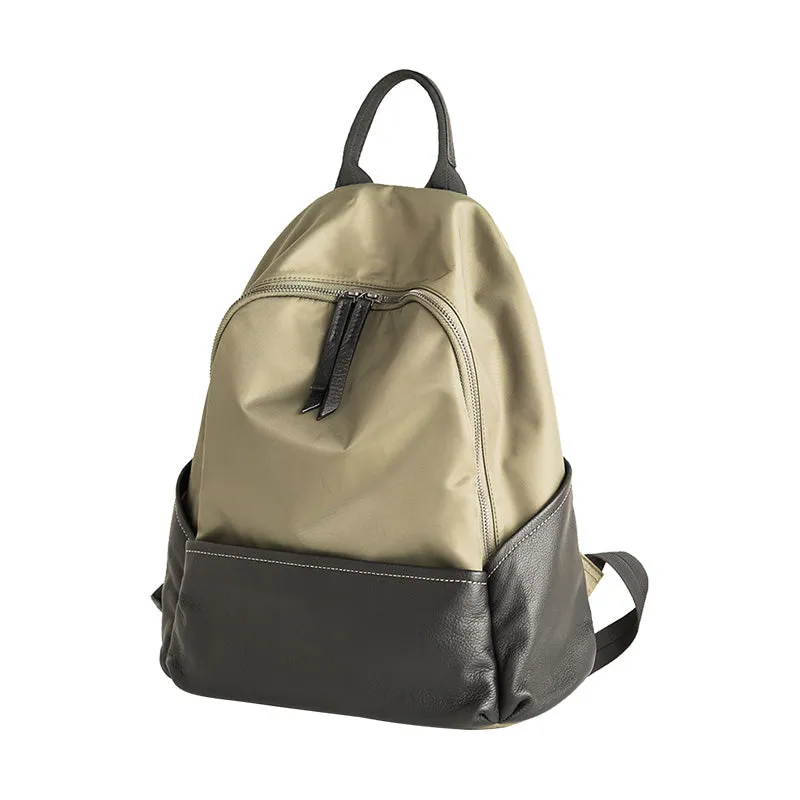 Chic Ladies Nylon Backpack Small Hiking Rucksack For Women