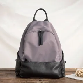 Chic Ladies Nylon Backpack Small Hiking Rucksack For Women