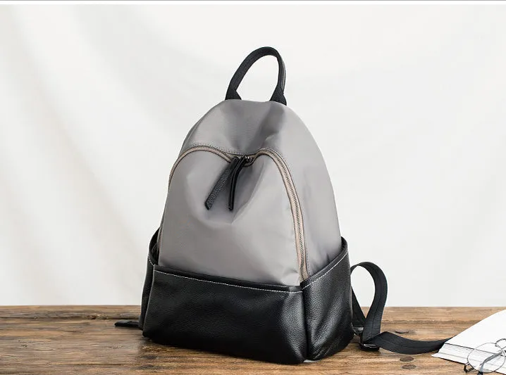 Chic Ladies Nylon Backpack Small Hiking Rucksack For Women