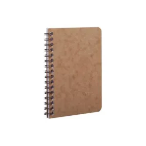 Clairefontaine Age-Bag Pocket Coilbound Notebook, Ruled, Tan