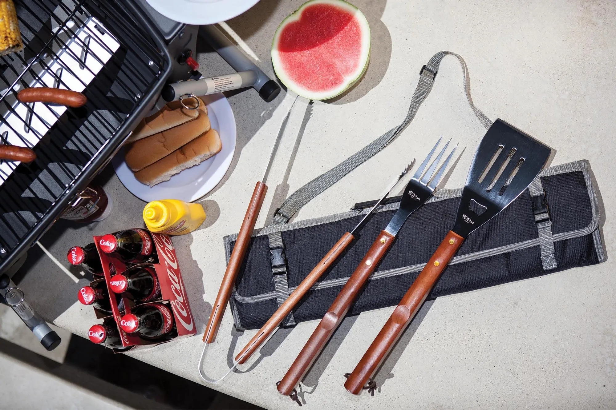 Colorado Rockies - 3-Piece BBQ Tote & Grill Set