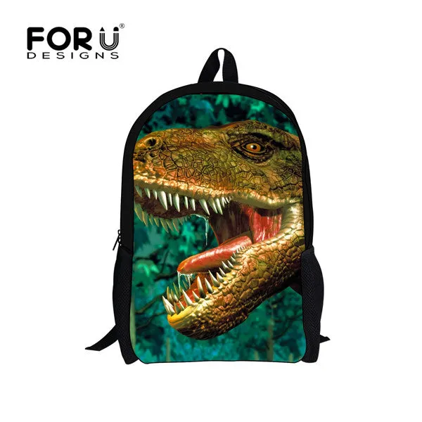 Cool Pet Dog Husky Children Backpack 3D Animal Printing Travel Daypack