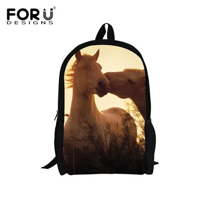 Cool Pet Dog Husky Children Backpack 3D Animal Printing Travel Daypack