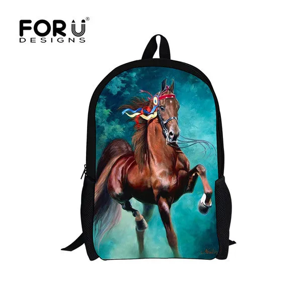 Cool Pet Dog Husky Children Backpack 3D Animal Printing Travel Daypack