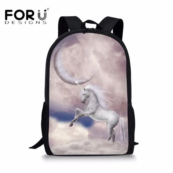 Cool Pet Dog Husky Children Backpack 3D Animal Printing Travel Daypack