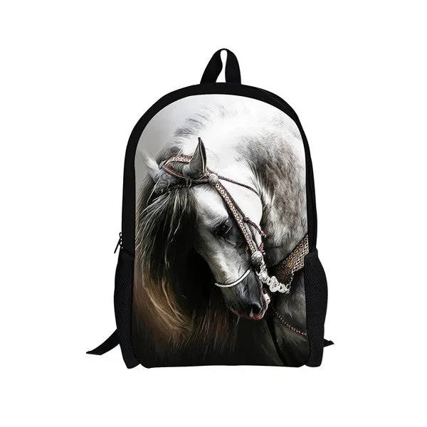Cool Pet Dog Husky Children Backpack 3D Animal Printing Travel Daypack