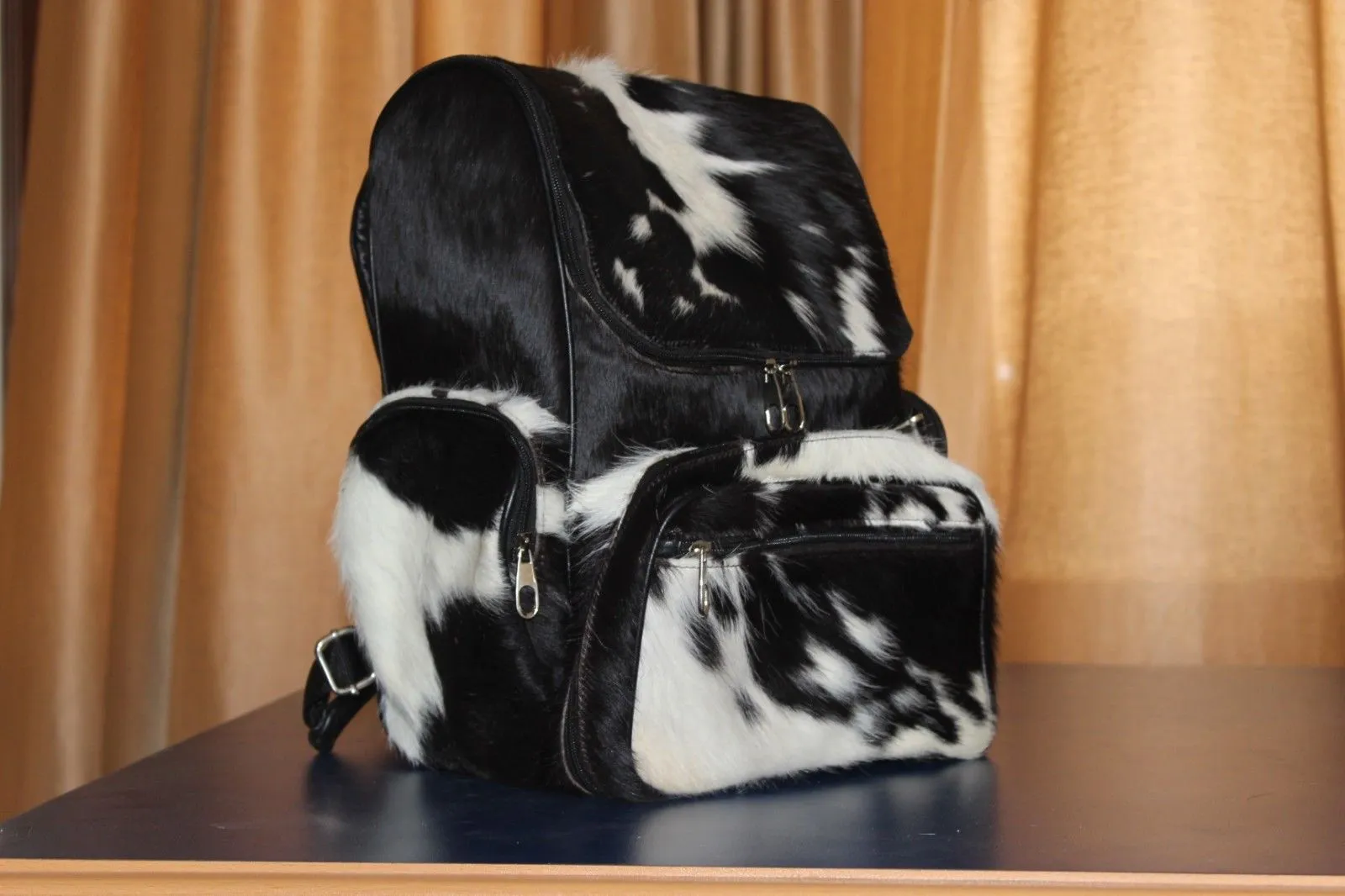 Cowhide School Backpack Bag
