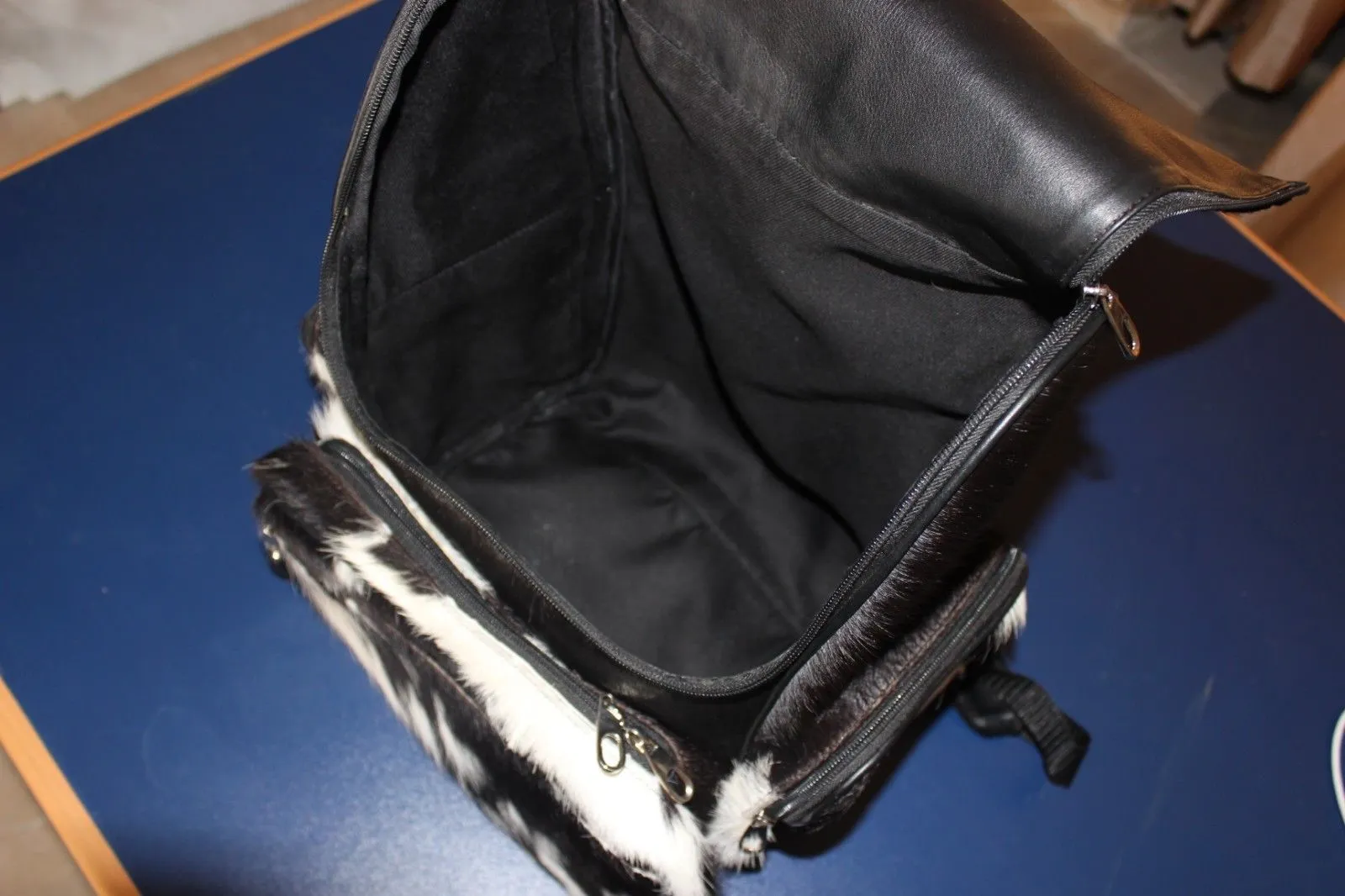 Cowhide School Backpack Bag