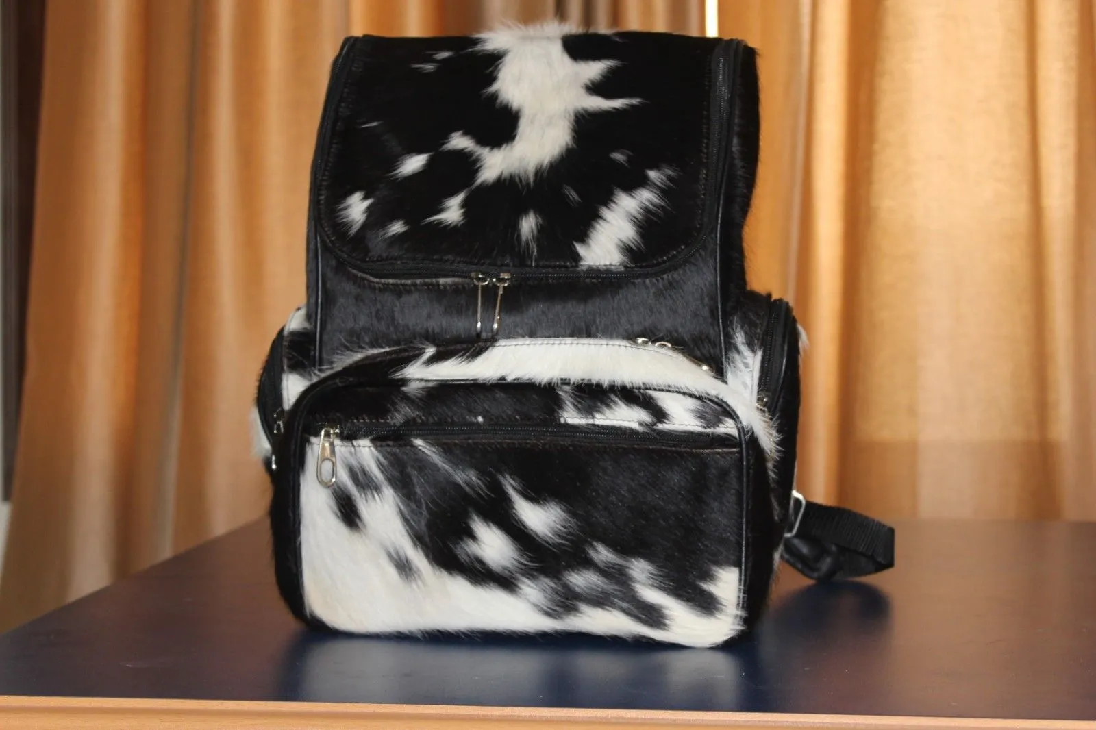 Cowhide School Backpack Bag