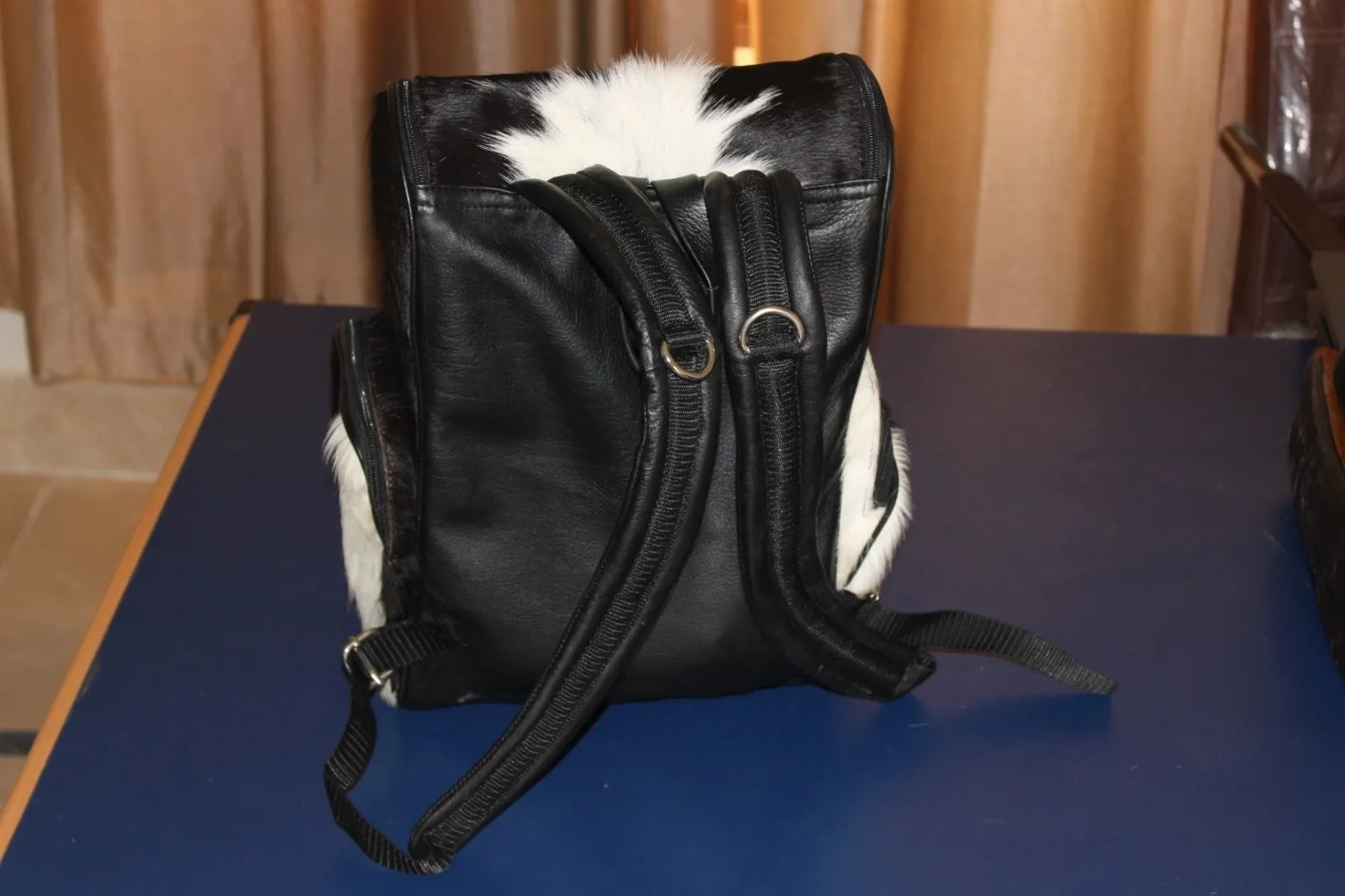 Cowhide School Backpack Bag