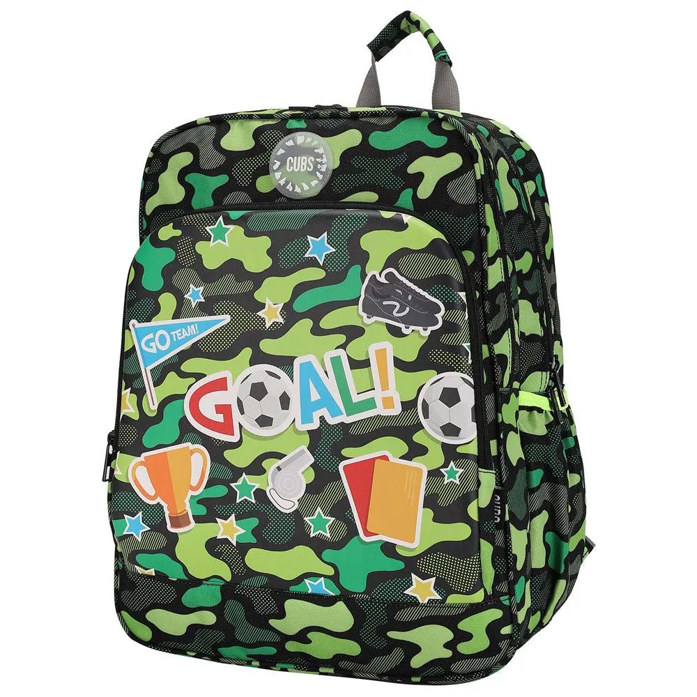 CUBS FOOTBALL GREEN CAMO HARD TOP BACKPACK