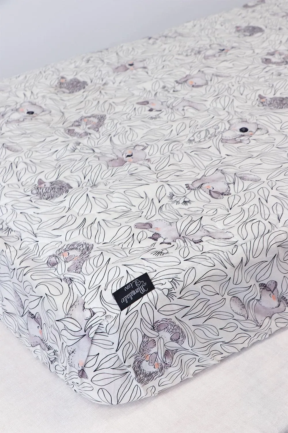 Cuddly Faces Expect-A-Spill Baby Cot Sheet
