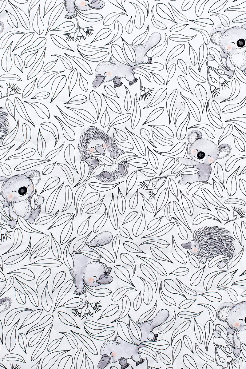 Cuddly Faces Expect-A-Spill Baby Cot Sheet