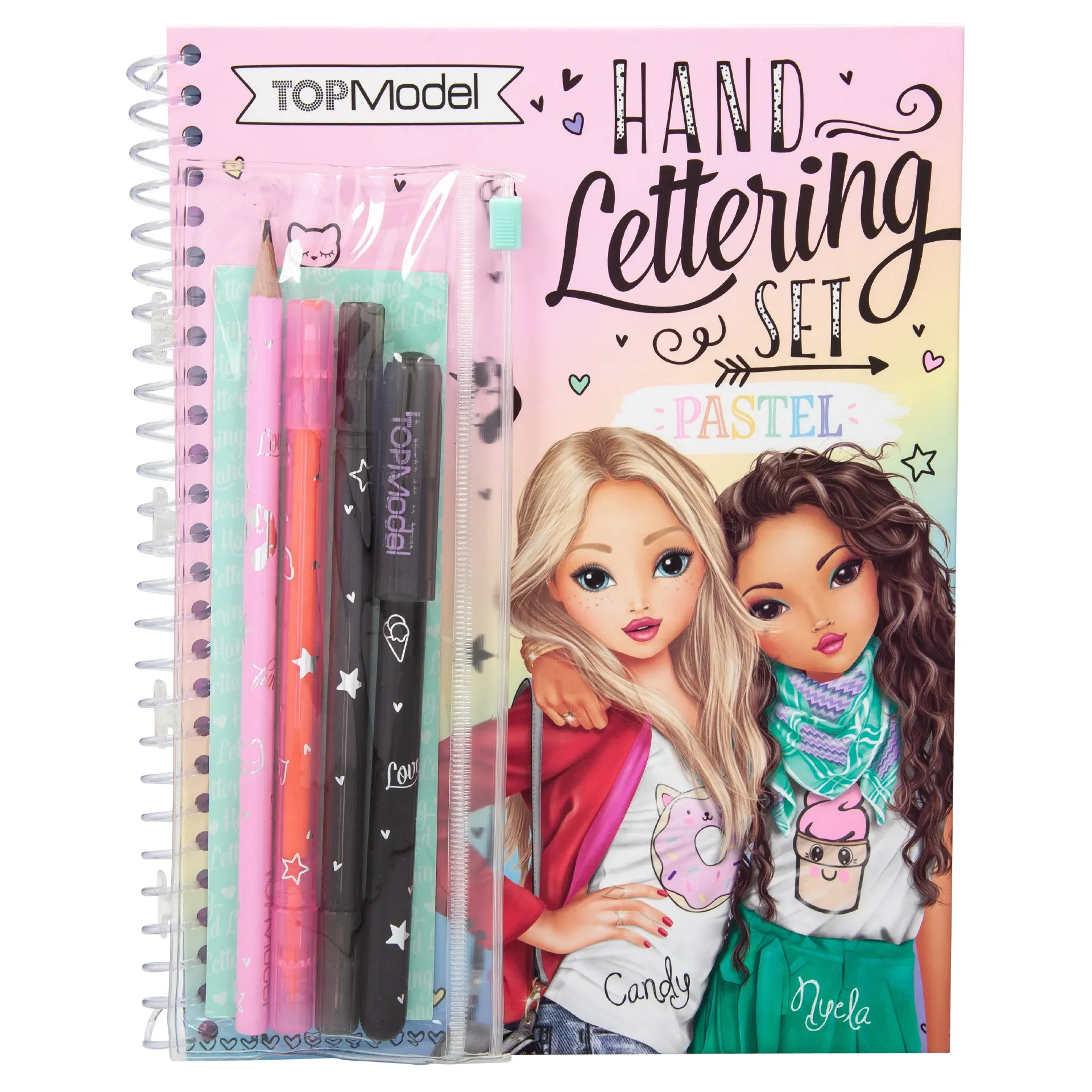 Depesche Topmodel Colouring Book Set Handletting