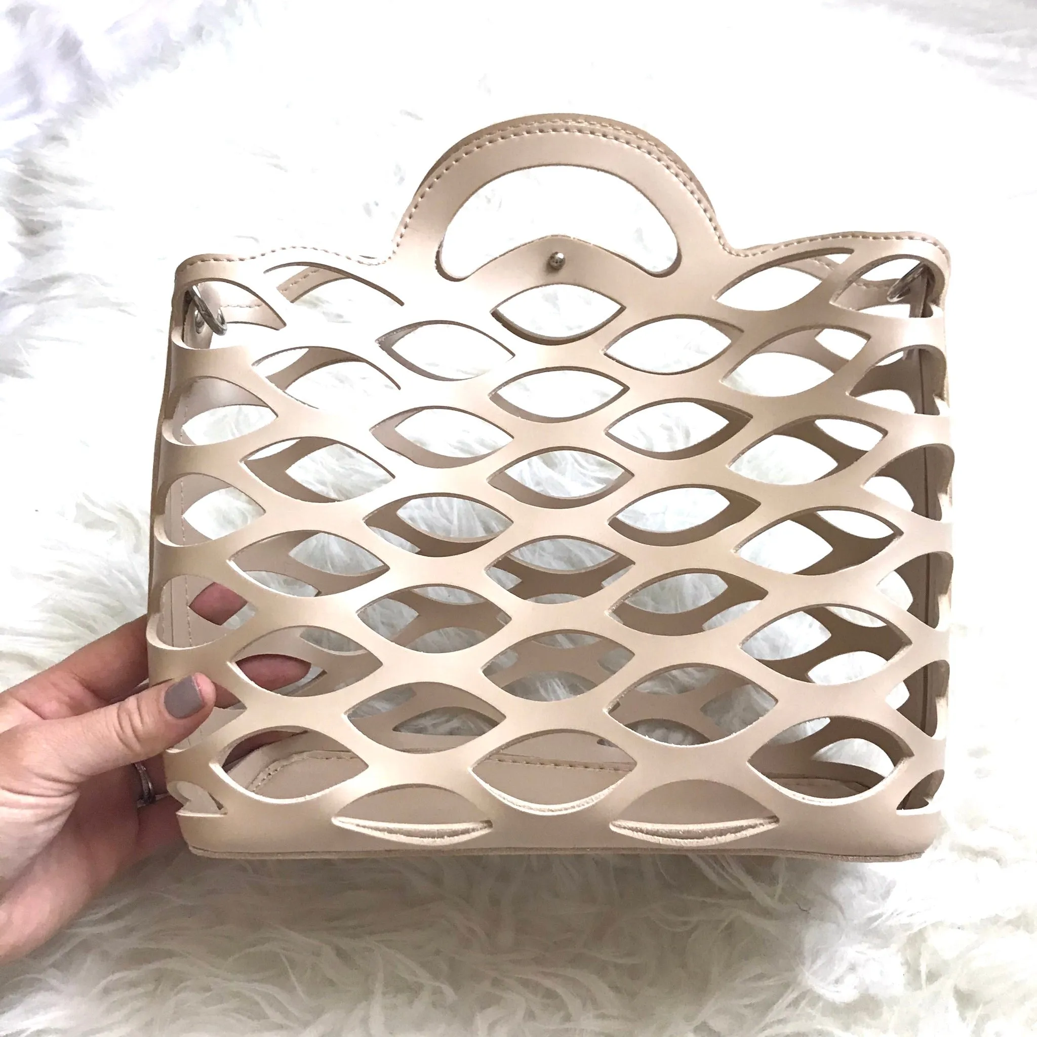 Do Everything In Love Tan Handbag NWT