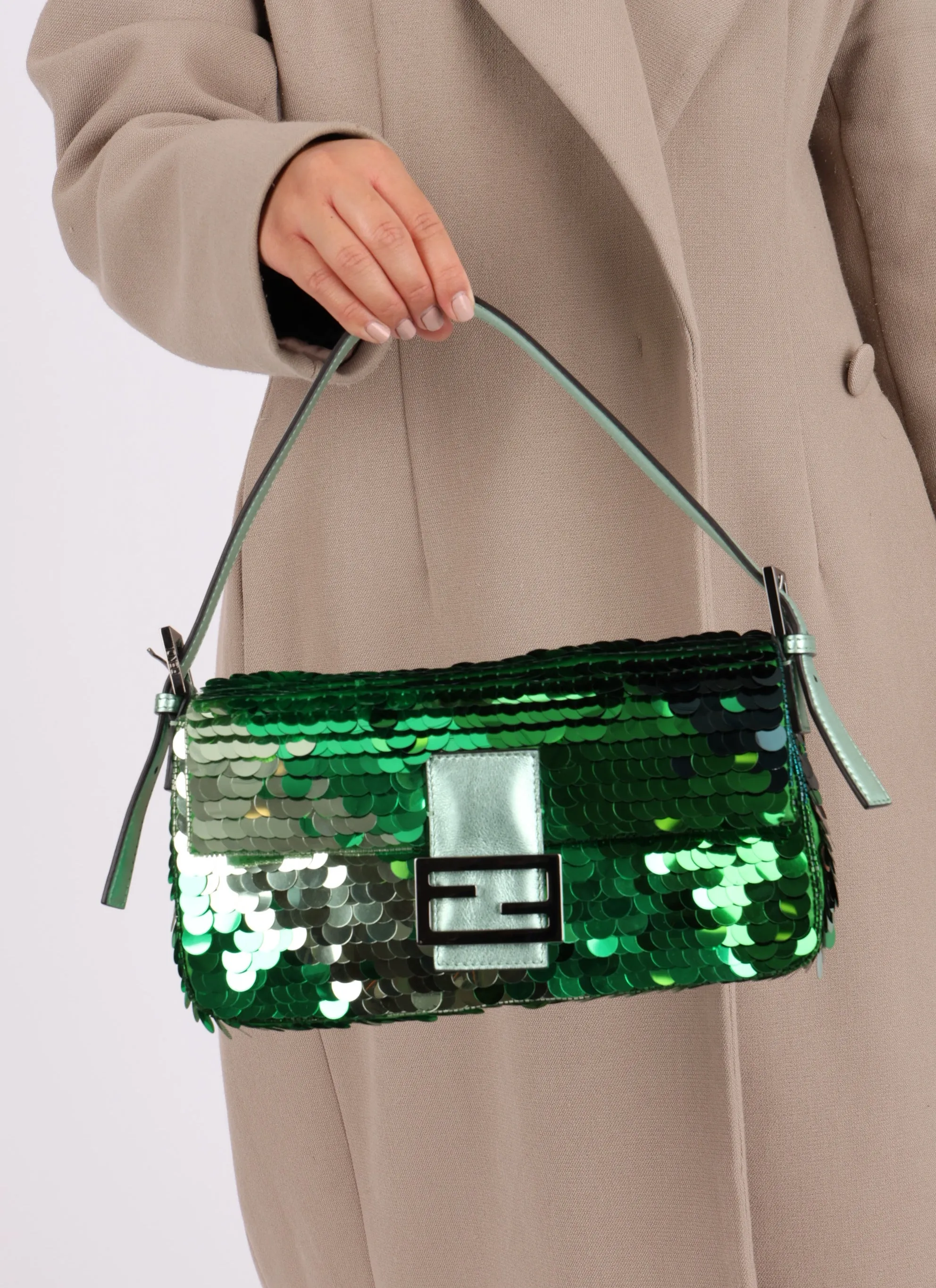 Fendi 1997 Re-Edition Sequin Baguette