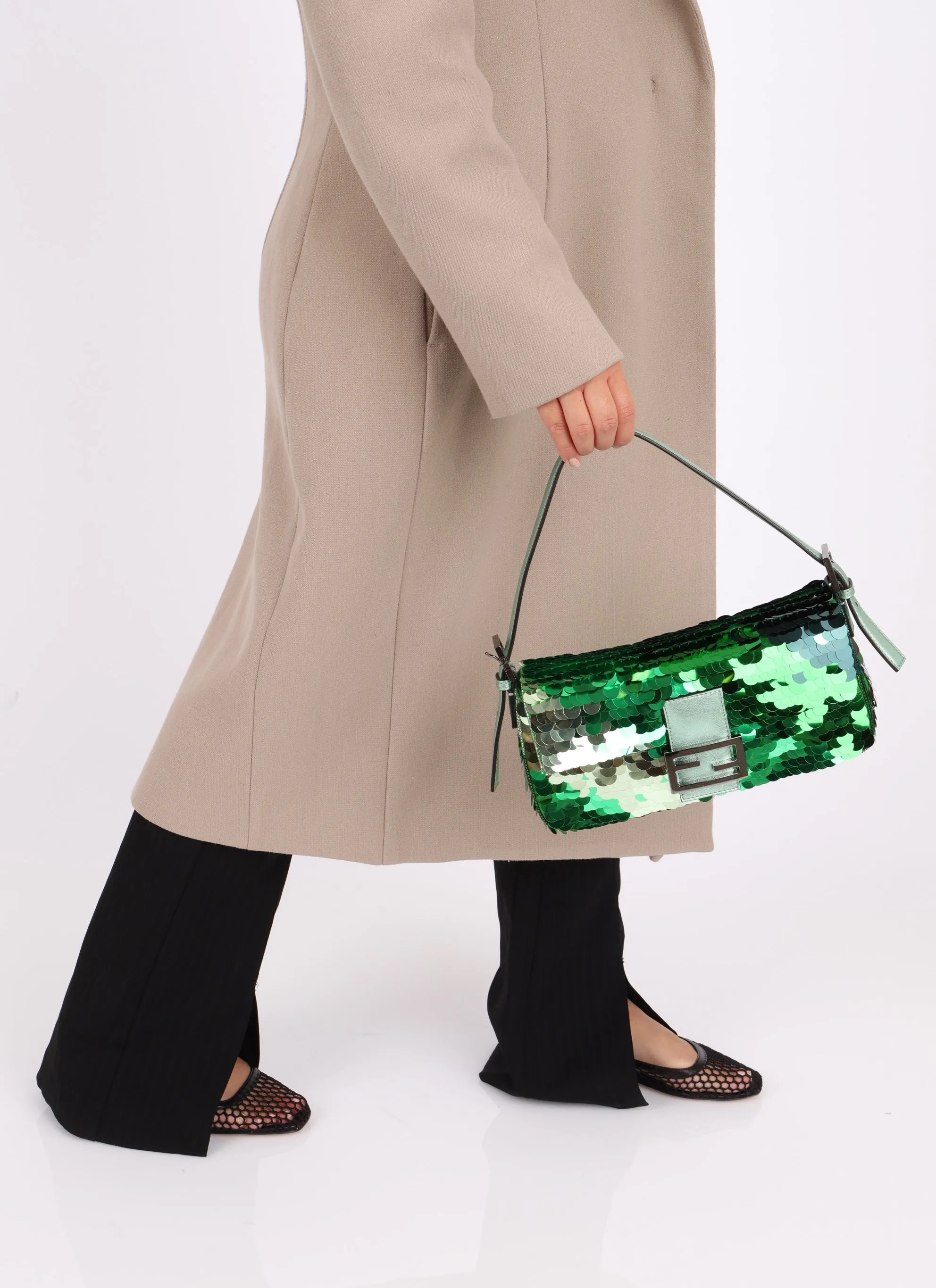 Fendi 1997 Re-Edition Sequin Baguette