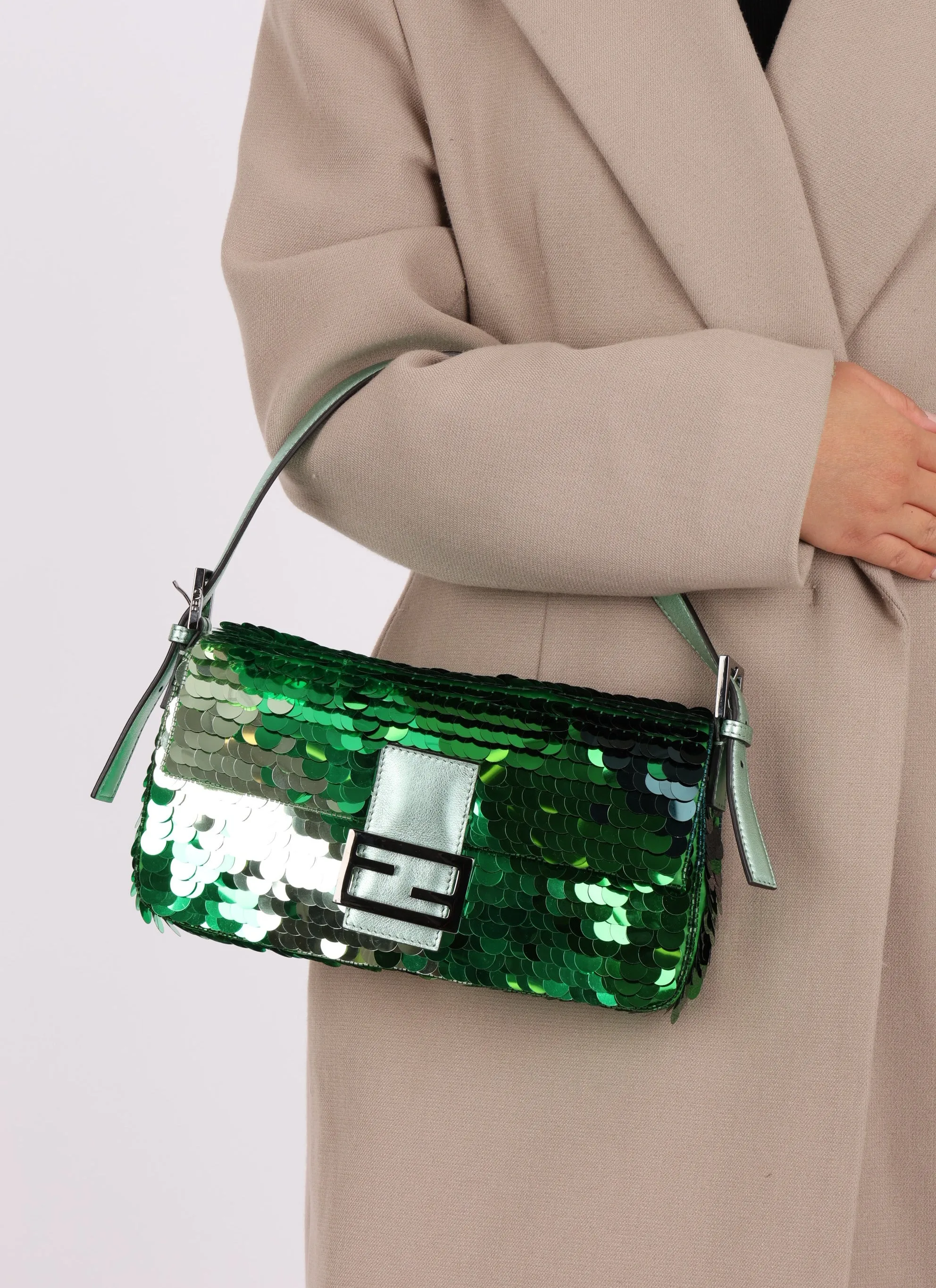 Fendi 1997 Re-Edition Sequin Baguette