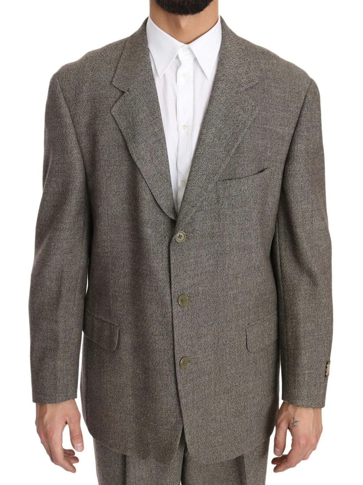 Fendi Elegant   Wool Men's Men's Suit