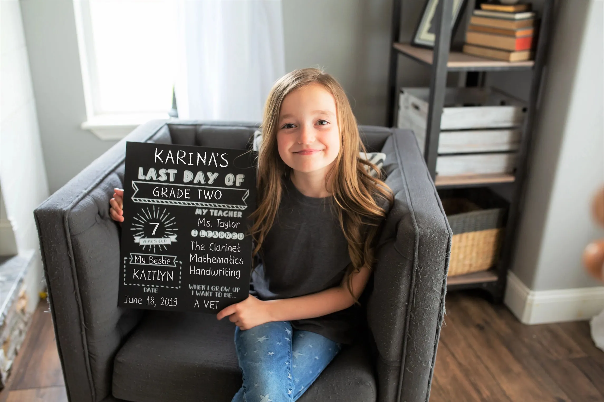 FIRST / LAST DAY SCHOOL SIGN - LARGE