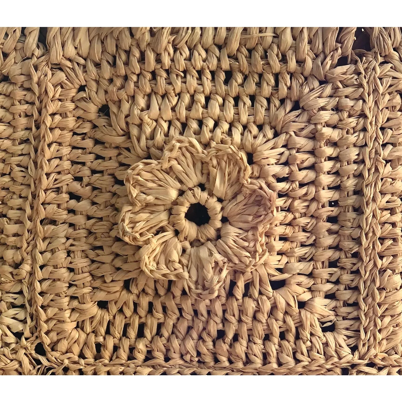 Flower Power Crochet Basket