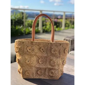 Flower Power Crochet Basket