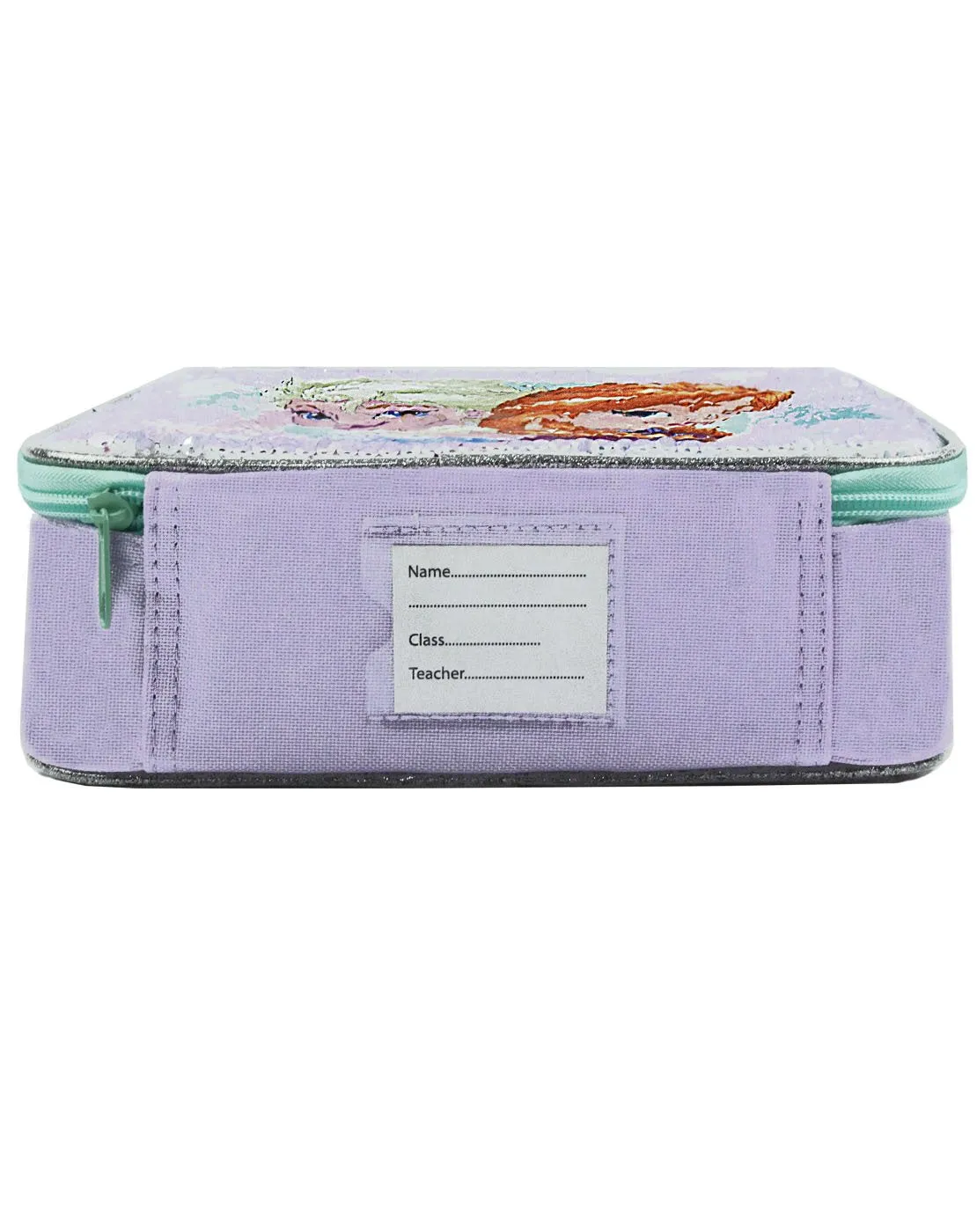 Frozen Shimmer Sequin Blue Pink Lunch Bag