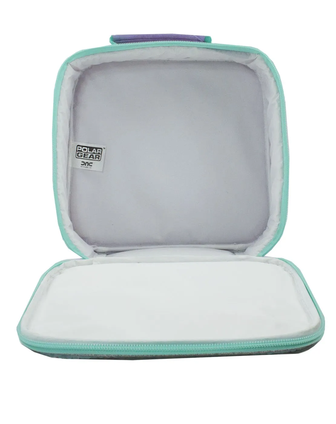 Frozen Shimmer Sequin Blue Pink Lunch Bag