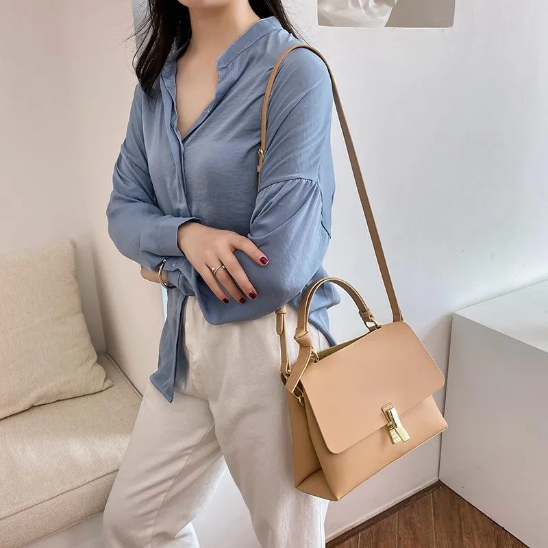 Girls Leather Shoulder Messenger Bag