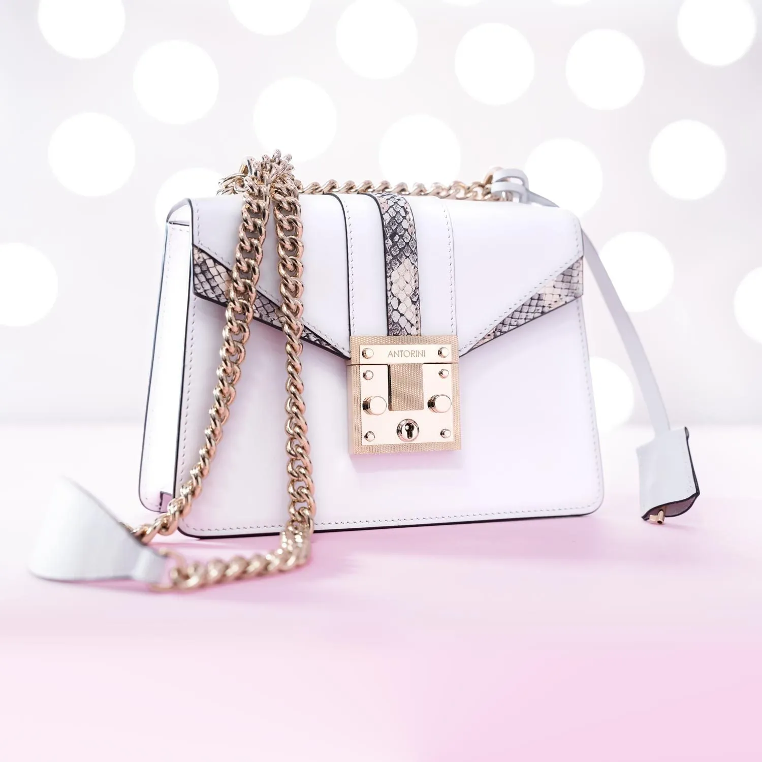 Handbag ANTORINI Chantal, White