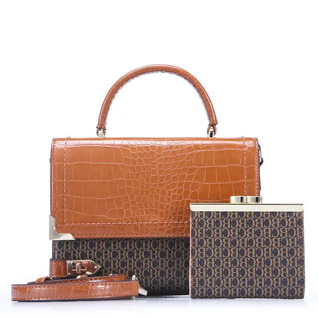 High-end Designer Leather Shoulder Handbag