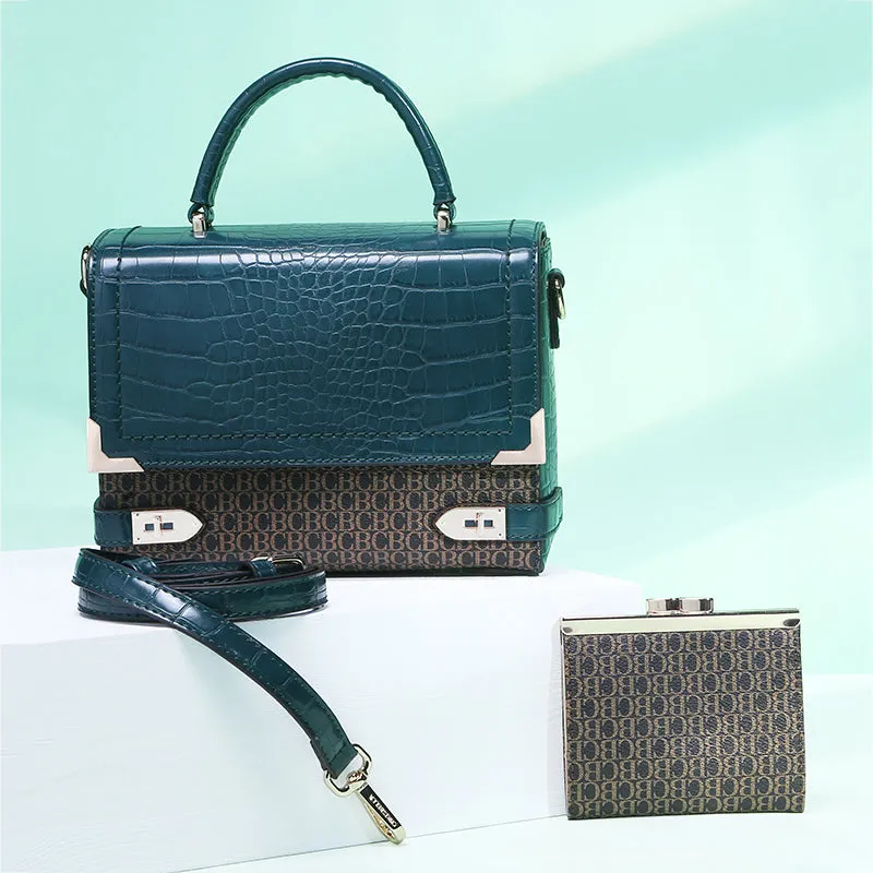 High-end Designer Leather Shoulder Handbag